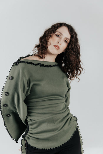 Cotton Wavey Strap “She Shell” Top/Dress/Skirt