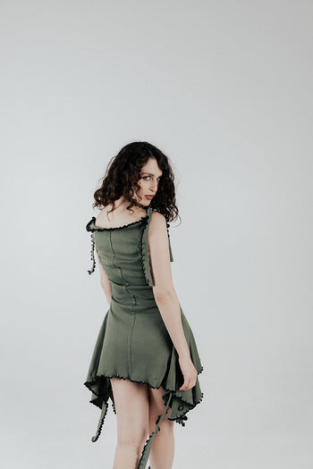 Cotton Wavey Strap “She Shell” Top/Dress/Skirt