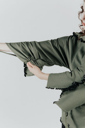 Cotton Wavey Strap “She Shell” Top/Dress/Skirt