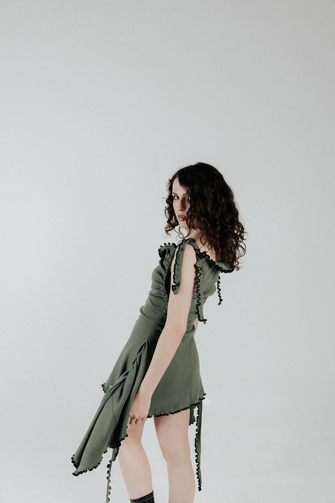 Cotton Wavey Strap “She Shell” Top/Dress/Skirt