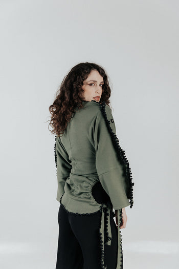 Cotton Wavey Strap “She Shell” Top/Dress/Skirt