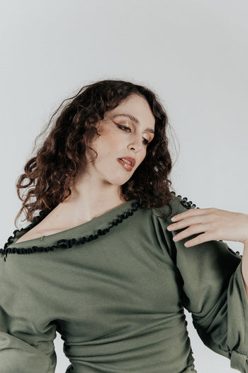 Cotton Wavey Strap “She Shell” Top/Dress/Skirt