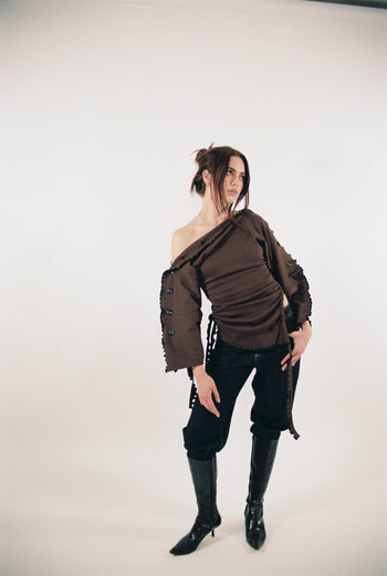 Cotton Wavey Strap “She Shell” Top/Dress/Skirt