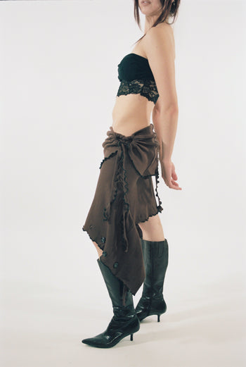 Cotton Wavey Strap “She Shell” Top/Dress/Skirt