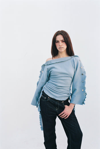 Cotton Wavey Strap “She Shell” Top/Dress/Skirt