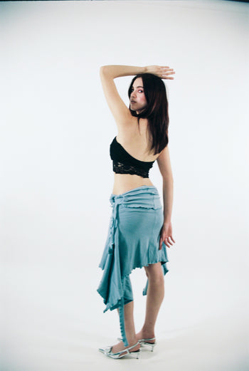Cotton Wavey Strap “She Shell” Top/Dress/Skirt