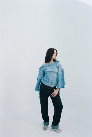 Cotton Wavey Strap “She Shell” Top/Dress/Skirt