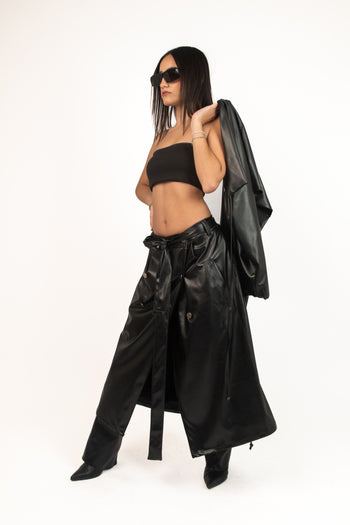 HOLY TRINITY TRENCHCOAT (VEGANLEATHER)